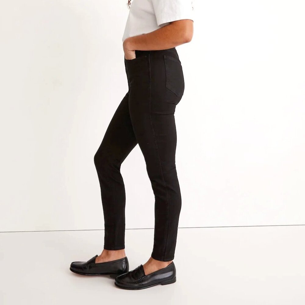 Madewell High Rise Skinny Size 27 Black